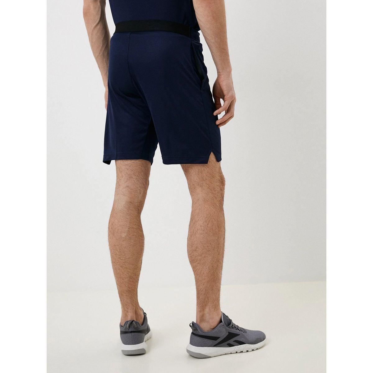 Reebok Logo Detail Knit Shorts with Side Pocket-sports-men-clothing-bottoms-image-2