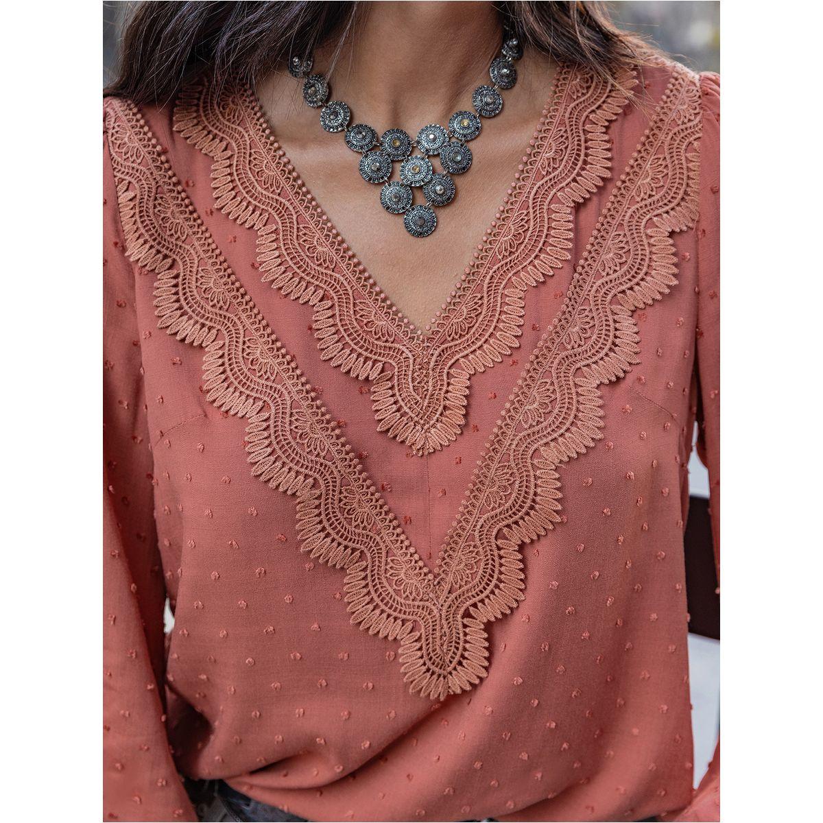 بلوزة مزينة بعقدة فيونكة-women-clothing-shirtsandblouses-blouses-image-7