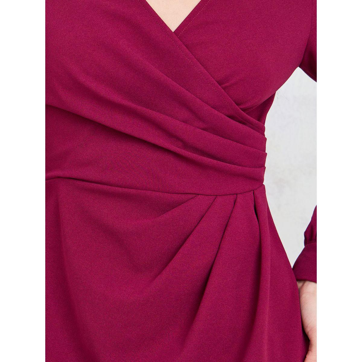 فستان ميدي بحافة غير متماثلة الطول-women-clothing-dresses-image-3