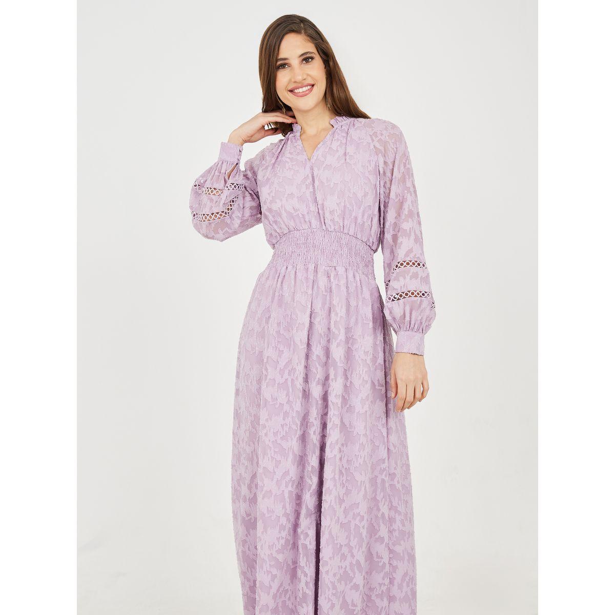 فستان طويل بتفاصيل بارزة الملمس-women-clothing-dresses-image-2