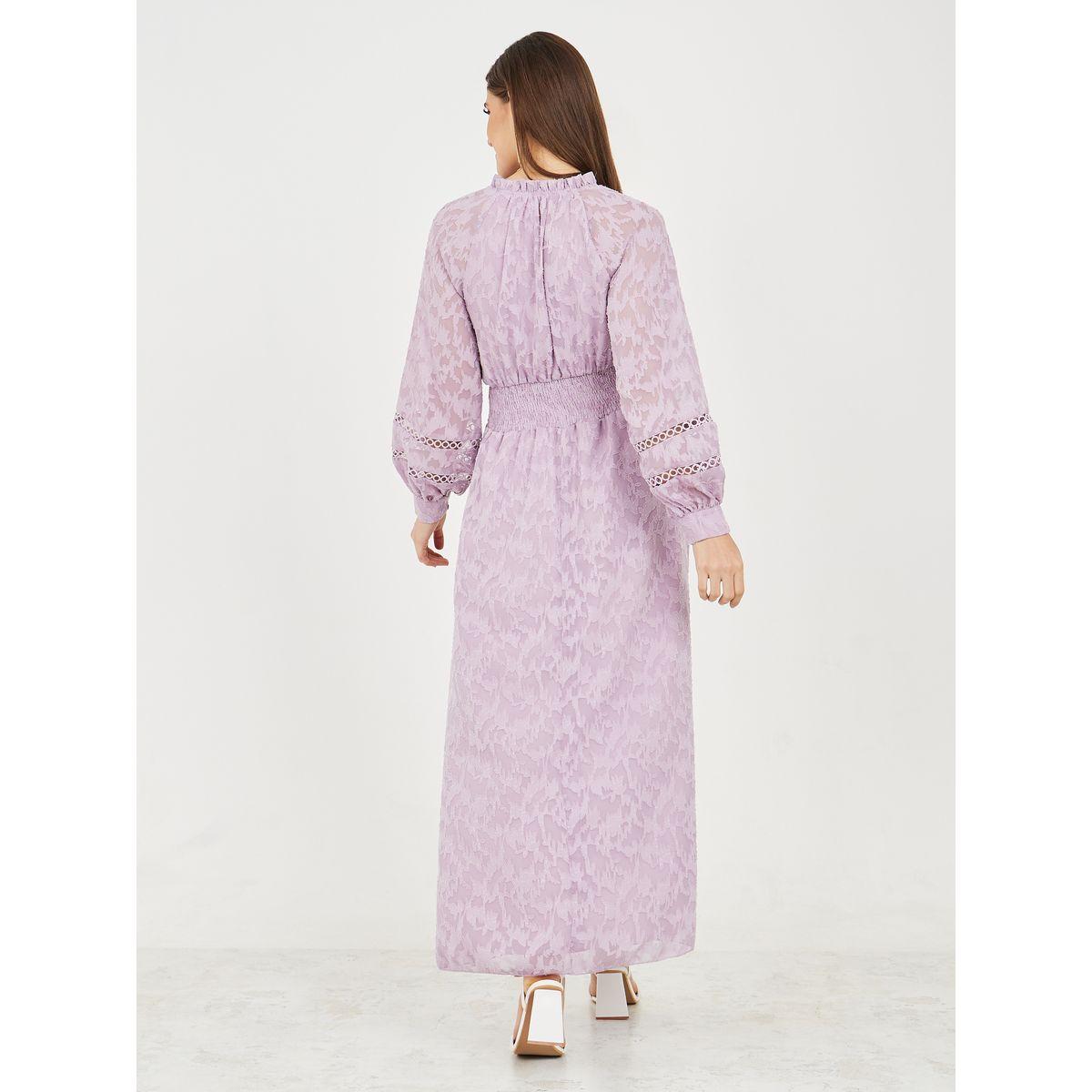 فستان طويل بتفاصيل بارزة الملمس-women-clothing-dresses-image-4