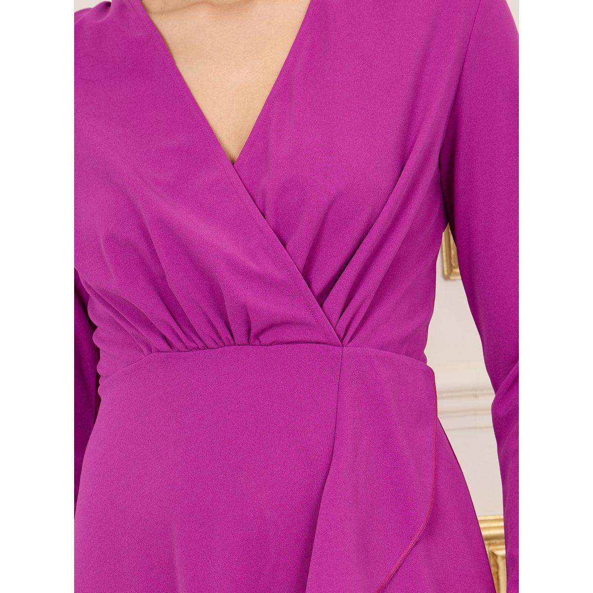 Styli Ruffle Asymmetric Hem A-Line Midi Dress-women-clothing-dresses-image-3
