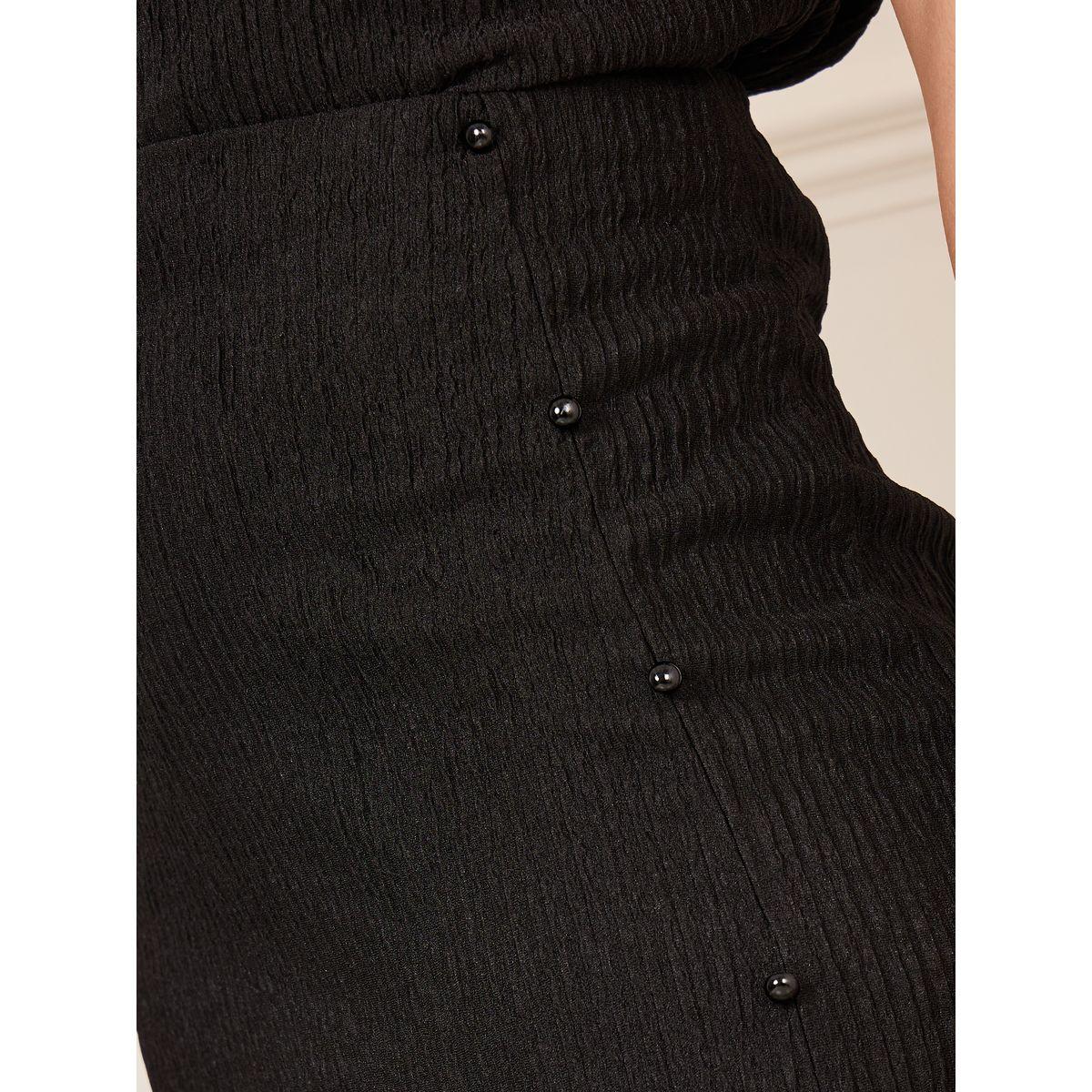 طقم منسق من تنورة طويلة مع بلوزة بازرار غلق-women-clothing-coordsets-image-6