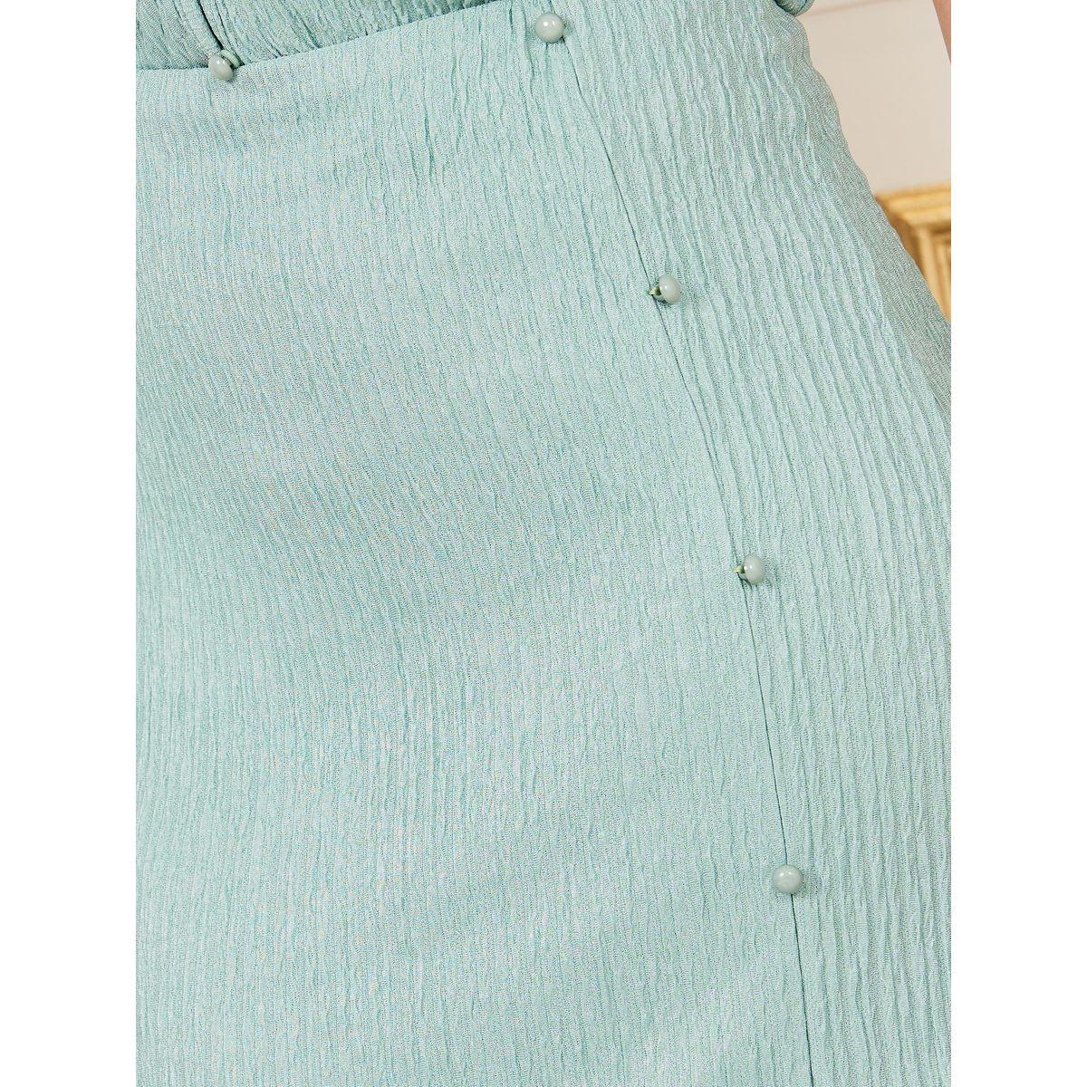 طقم منسق من تنورة طويلة مع بلوزة بازرار غلق-women-clothing-coordsets-image-8