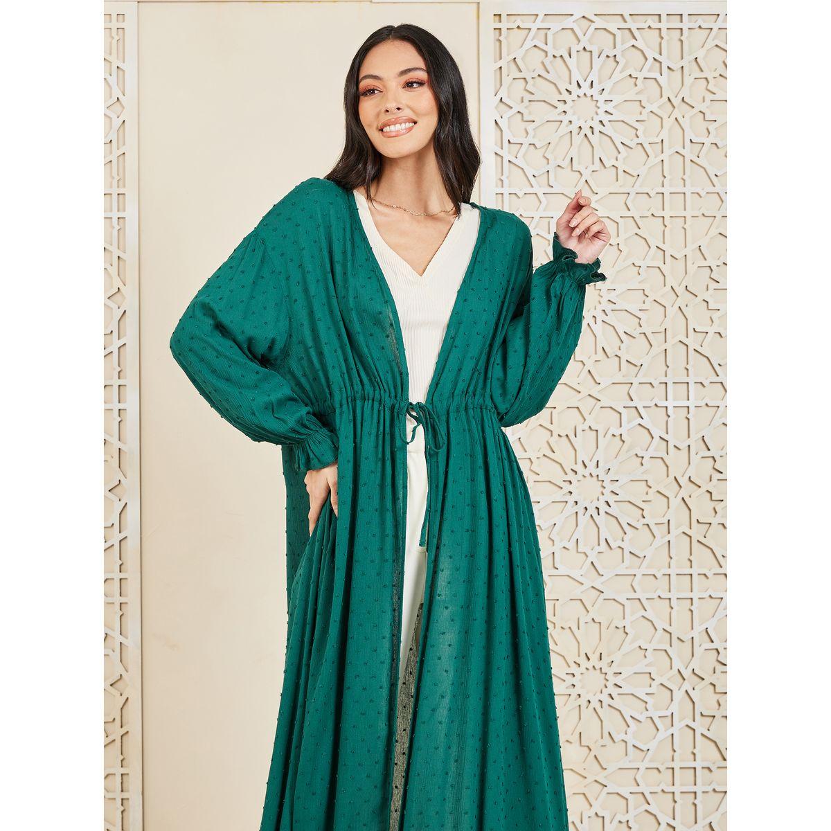 كيمونو ميدي بتفاصيل مُطرّزة وأربطة-women-clothing-shirtsandblouses-shirts-image-2