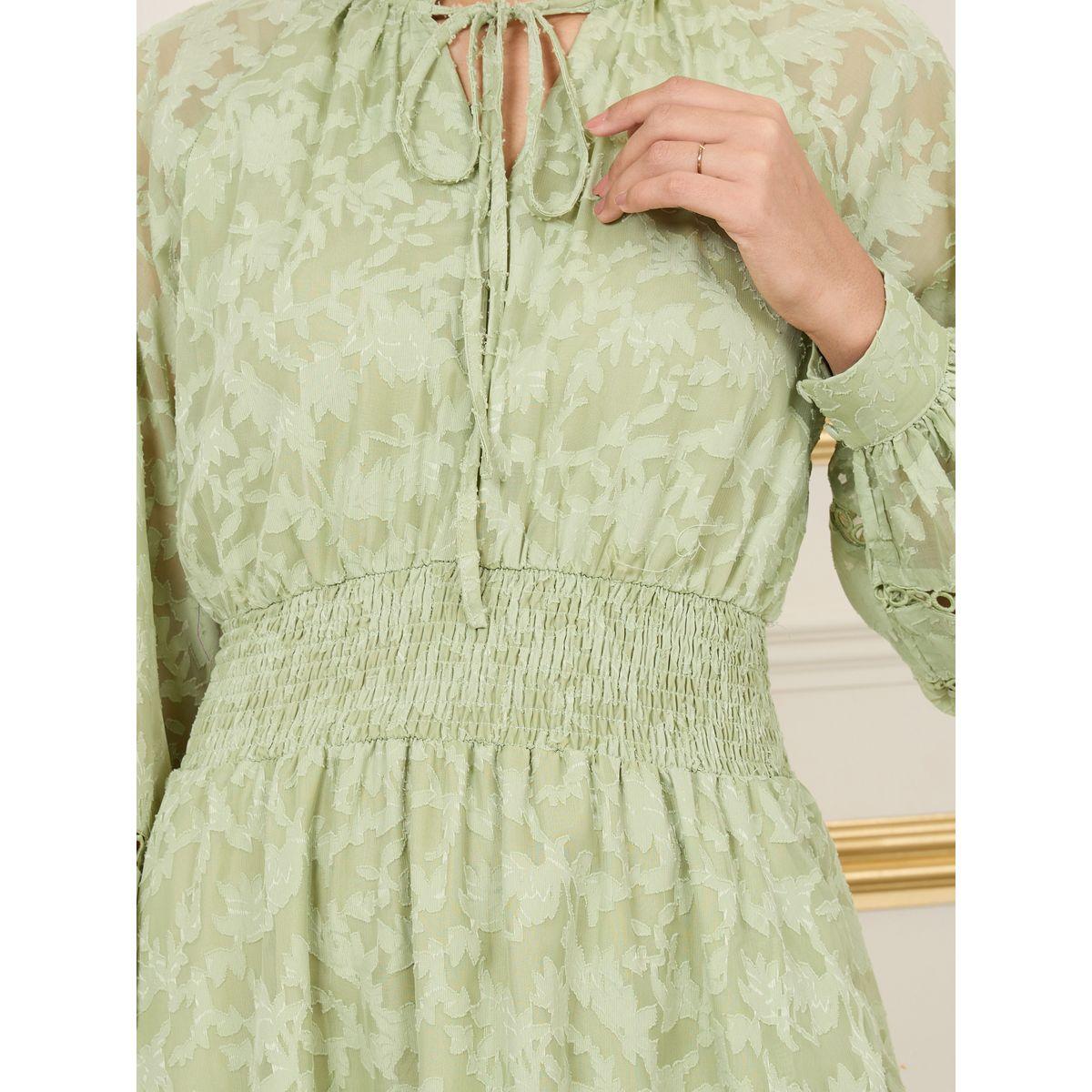 فستان ميدي بتفاصيل بارزة الملمس-women-clothing-dresses-image-3