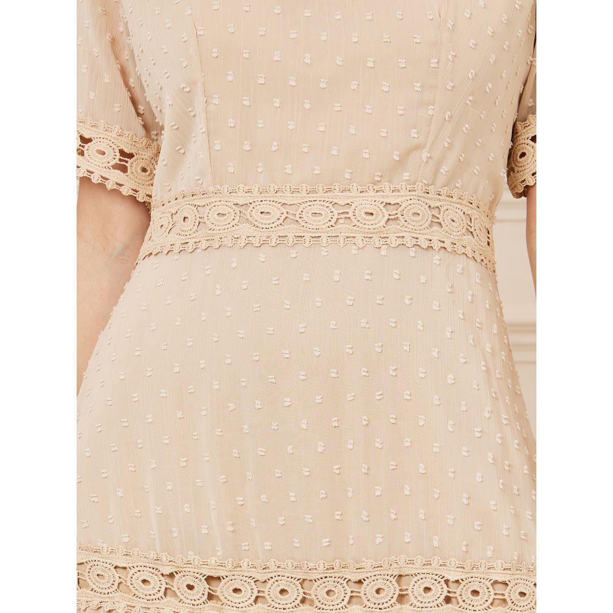 Styli Dobby Lace Detail Tiered Midi Dress-women-clothing-dresses-image-3