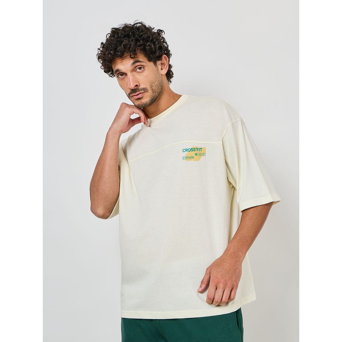 Styli Active Slogan Print Athleisure Boxy T-Shirt-men-clothing-sportswearandactivewear-tshirtsandpolos-image-3