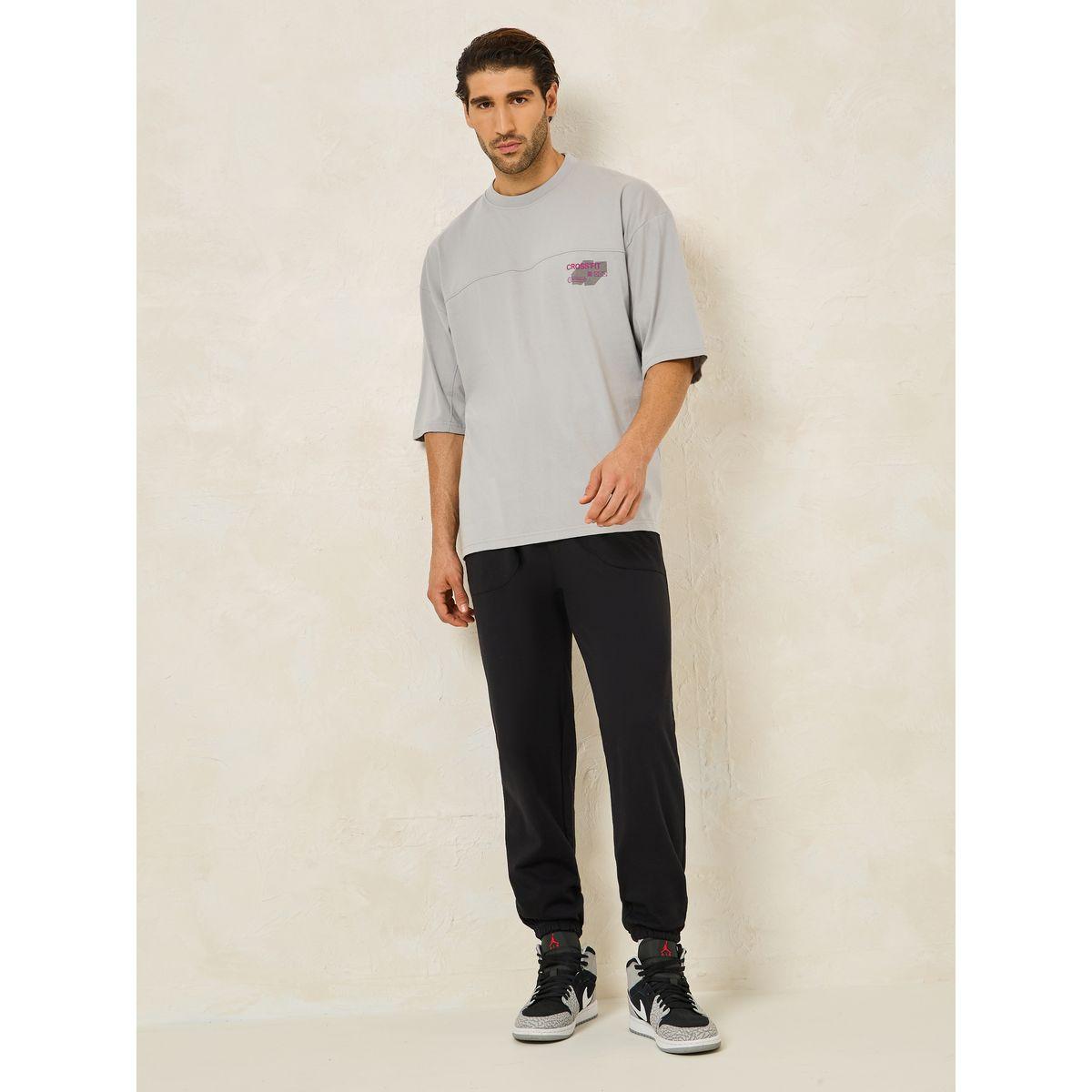 Styli Active Slogan Print Athleisure Boxy T-Shirt-men-clothing-sportswearandactivewear-tshirtsandpolos-image-2
