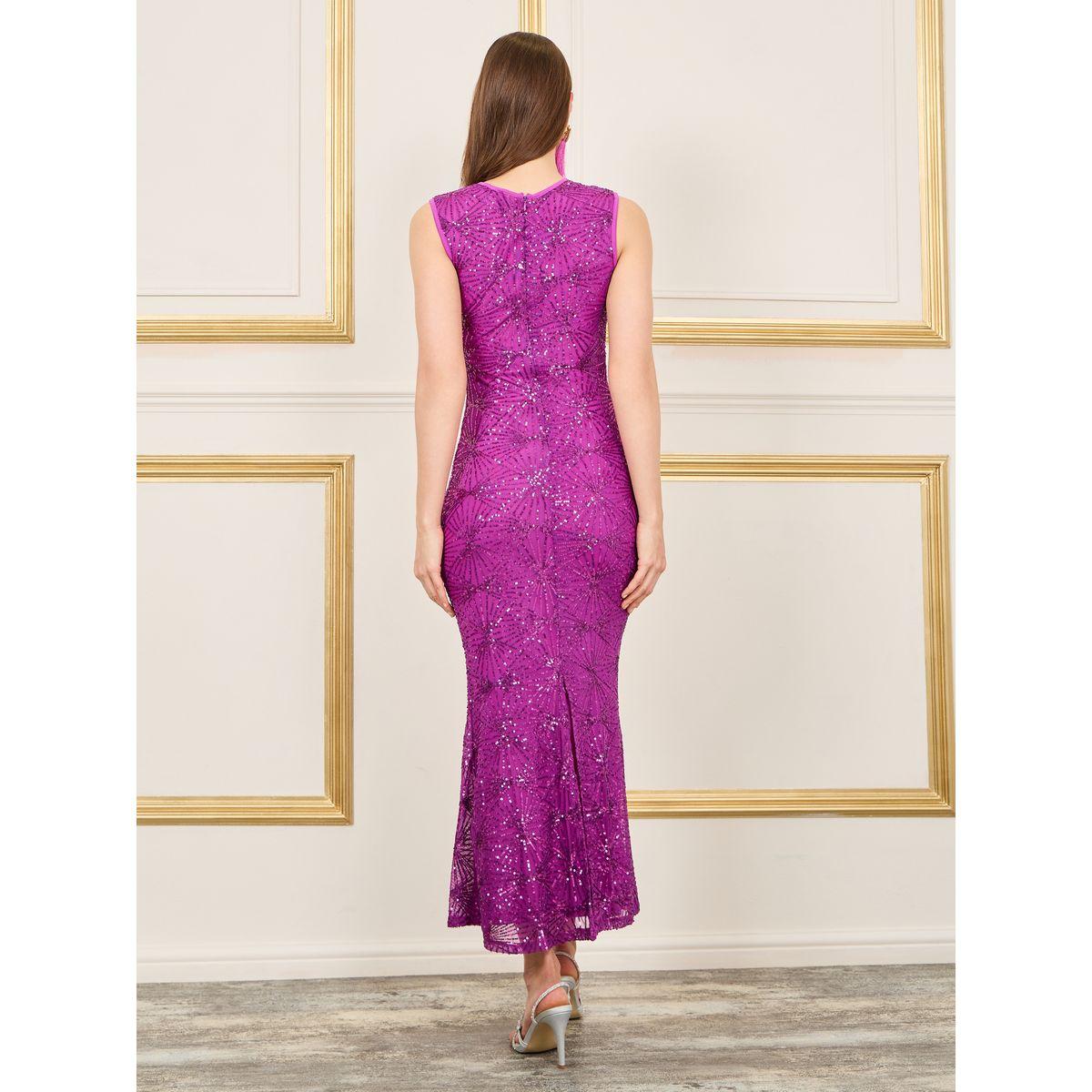 Styli Sequin Detail Sleeveless Mermaid Maxi Dress-women-clothing-dresses-image-4