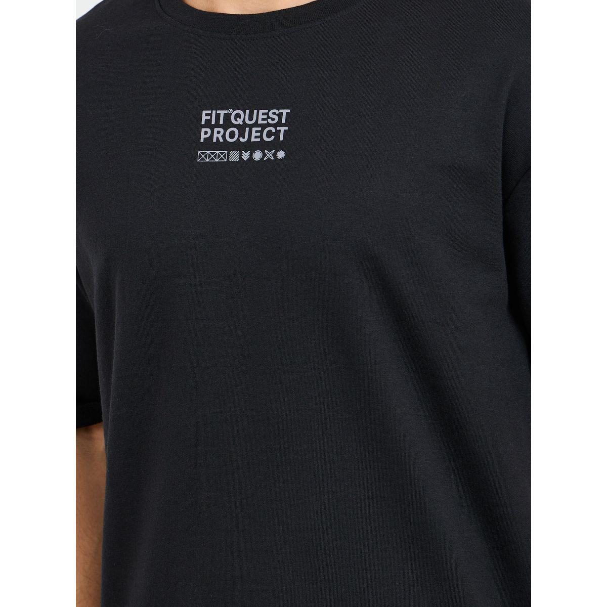 Styli Active Oversized Slogan Print Athleisure Terry T-Shirt-men-clothing-sportswearandactivewear-tshirtsandpolos-image-4