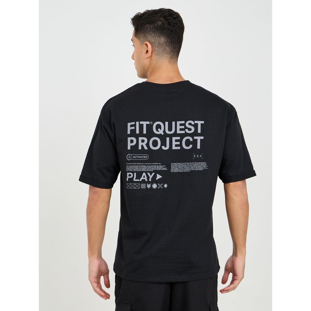 Styli Active Oversized Slogan Print Athleisure Terry T-Shirt-men-clothing-sportswearandactivewear-tshirtsandpolos-image-5