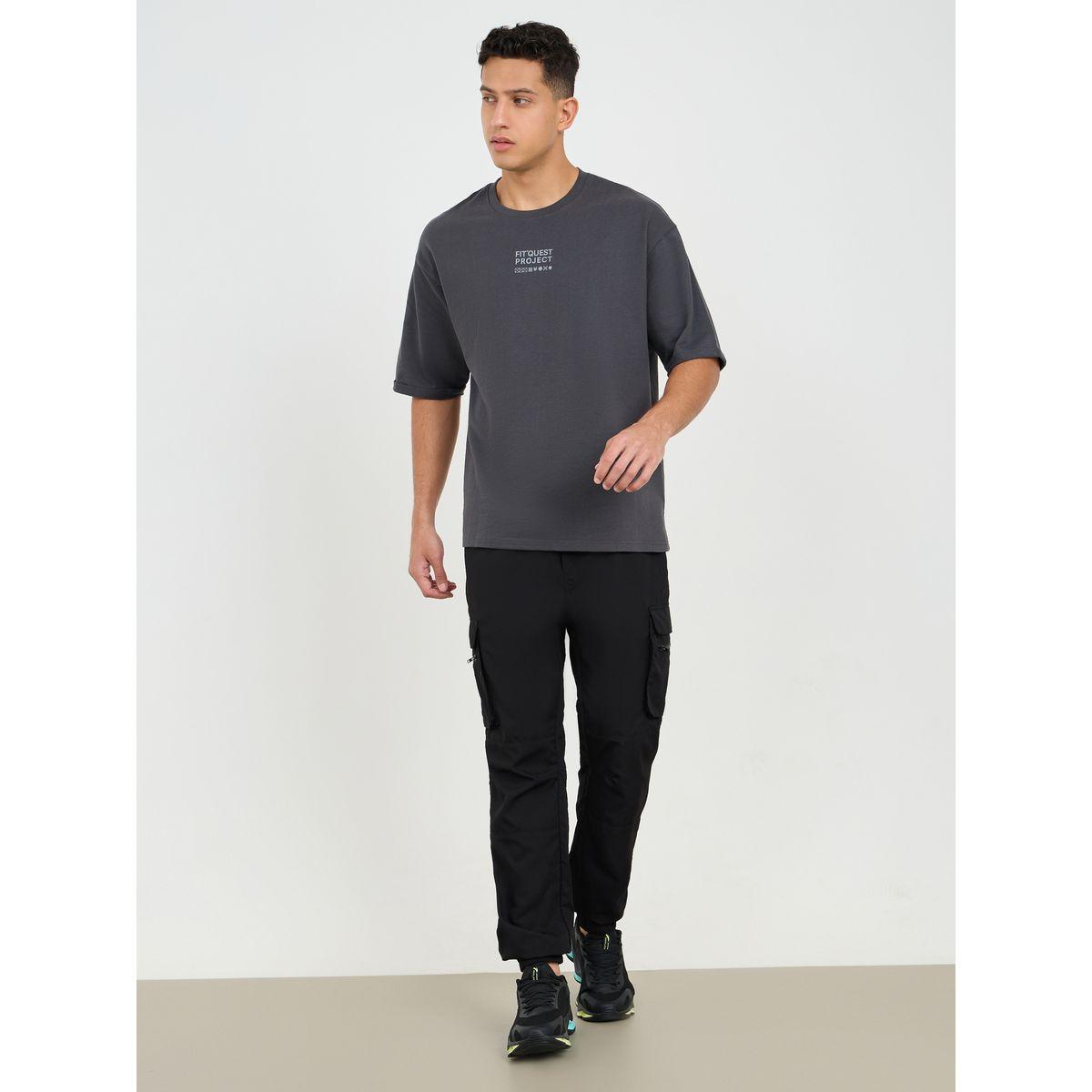 Styli Active Oversized Slogan Print Athleisure Terry T-Shirt-men-clothing-sportswearandactivewear-tshirtsandpolos-image-3
