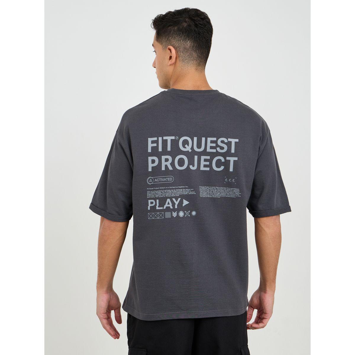 Styli Active Oversized Slogan Print Athleisure Terry T-Shirt-men-clothing-sportswearandactivewear-tshirtsandpolos-image-5