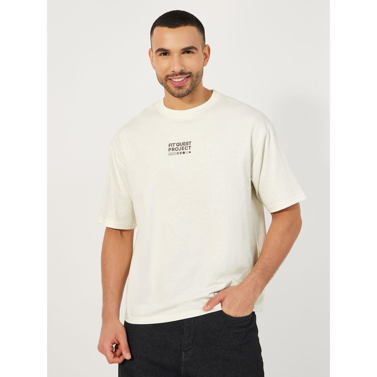 Styli Active Oversized Slogan Print Terry T-Shirt-men-clothing-sportswearandactivewear-tshirtsandpolos-image-2