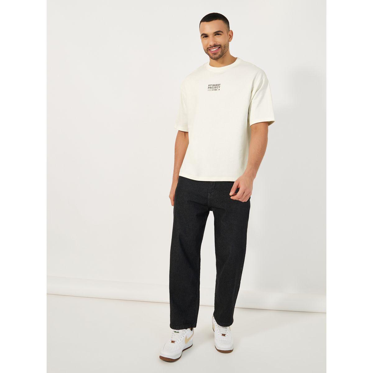 Styli Active Oversized Slogan Print Terry T-Shirt-men-clothing-sportswearandactivewear-tshirtsandpolos-image-3