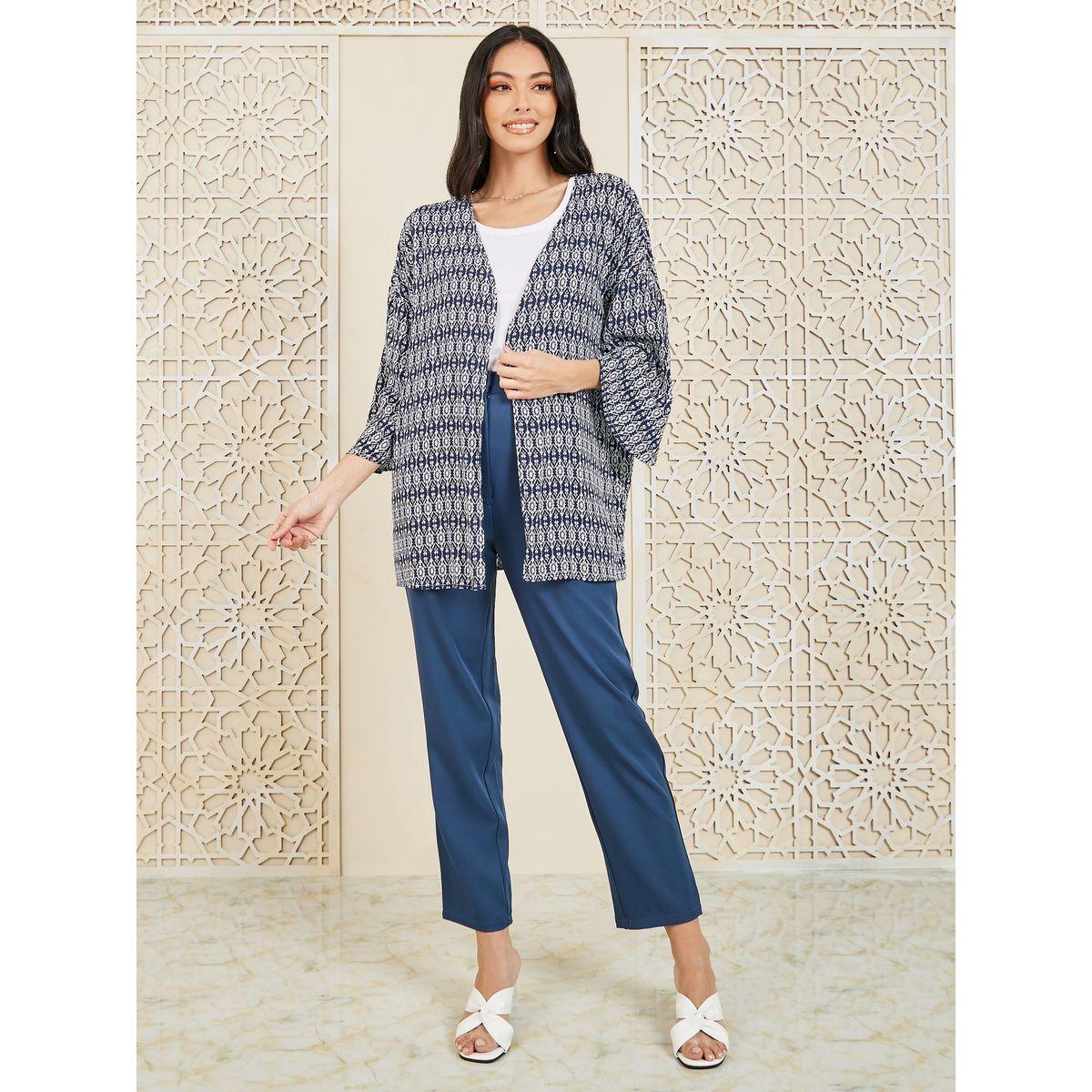Styli Boho Printed Short Length Kimono-women-clothing-shirtsandblouses-shirts-image-2