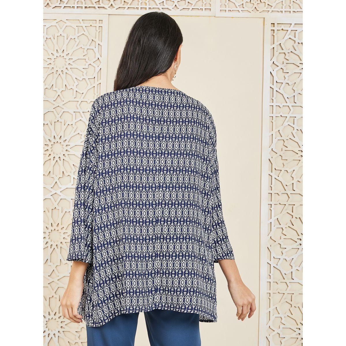 Styli Boho Printed Short Length Kimono-women-clothing-shirtsandblouses-shirts-image-4