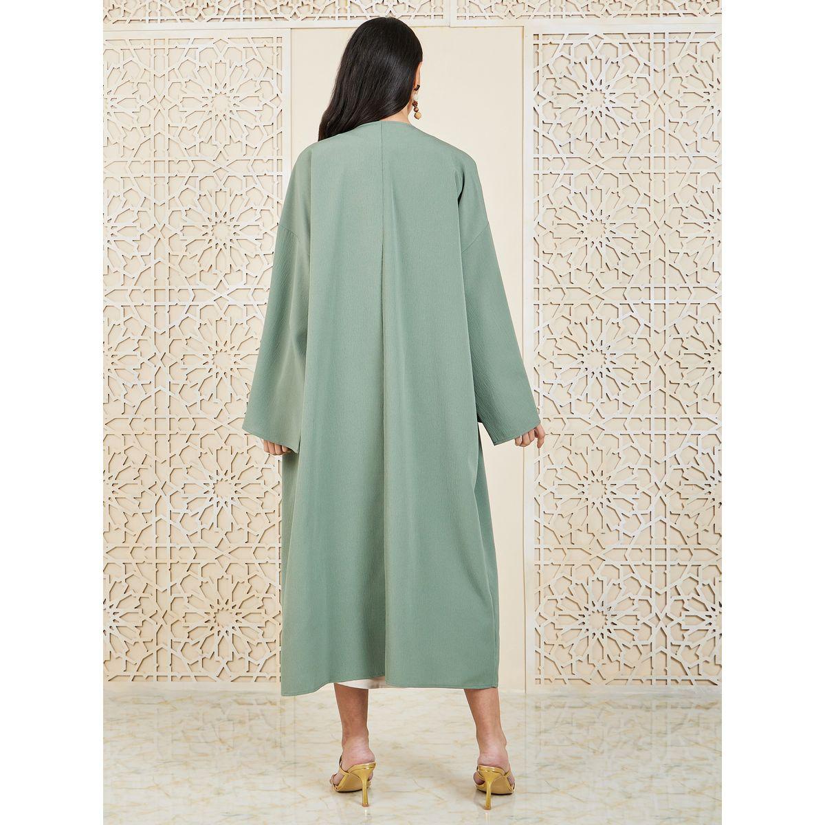 Styli Textured Oversized Midi Length Kimono-women-clothing-shirtsandblouses-shirts-image-4