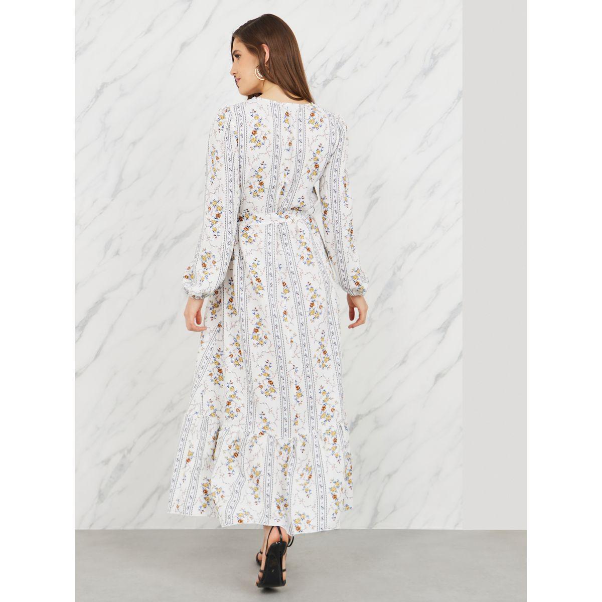 Styli Floral Print Self Tie Up A-Line Maxi Dress-women-clothing-dresses-image-4