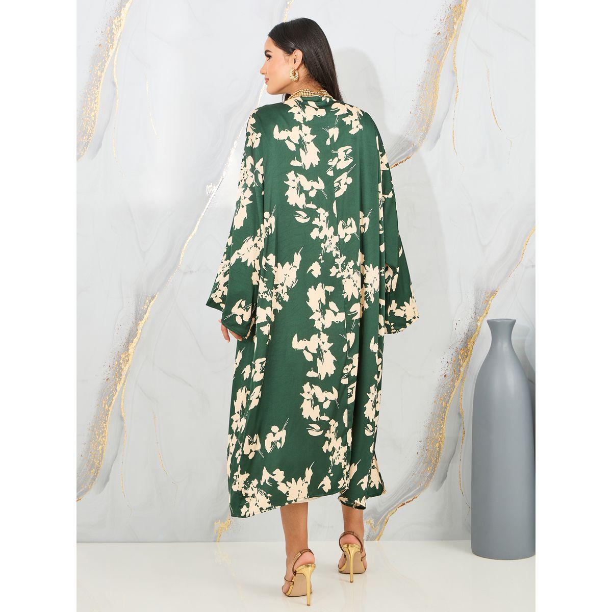 Styli Oversized Floral Print Midi Kimono-women-clothing-shirtsandblouses-shirts-image-4