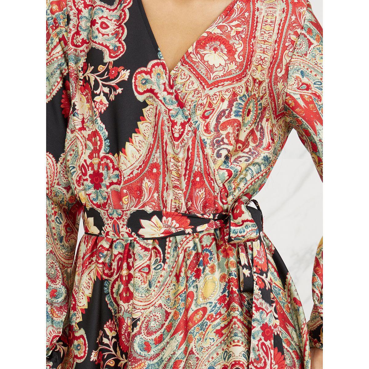 Styli Bohemian Print A-Line Wrap Maxi Dress-women-clothing-dresses-image-3