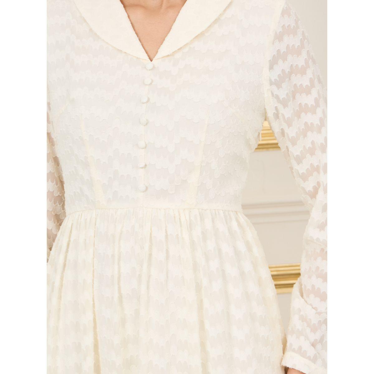 Styli Burnout Texture Collared A-Line Maxi Dress-women-clothing-dresses-image-3