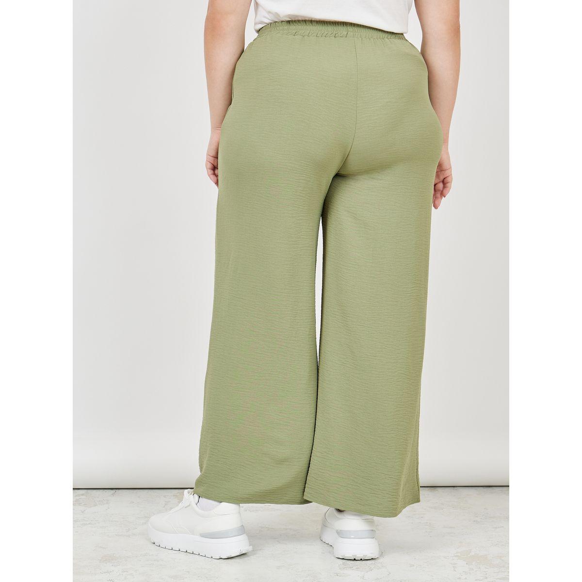 بنطال بمقاس كبير وأرجل واسعة مع خصر عالي-women-clothing-bottoms-trousers-image-4