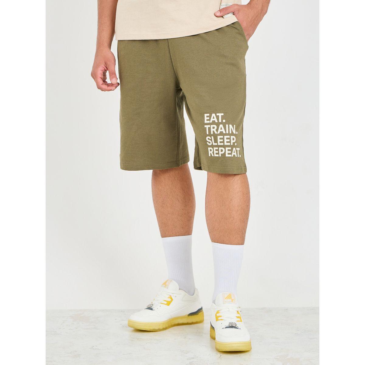 Styli Active Oversized Hem Print Terry Athleisure Shorts-men-clothing-sportswearandactivewear-bottoms-image-1