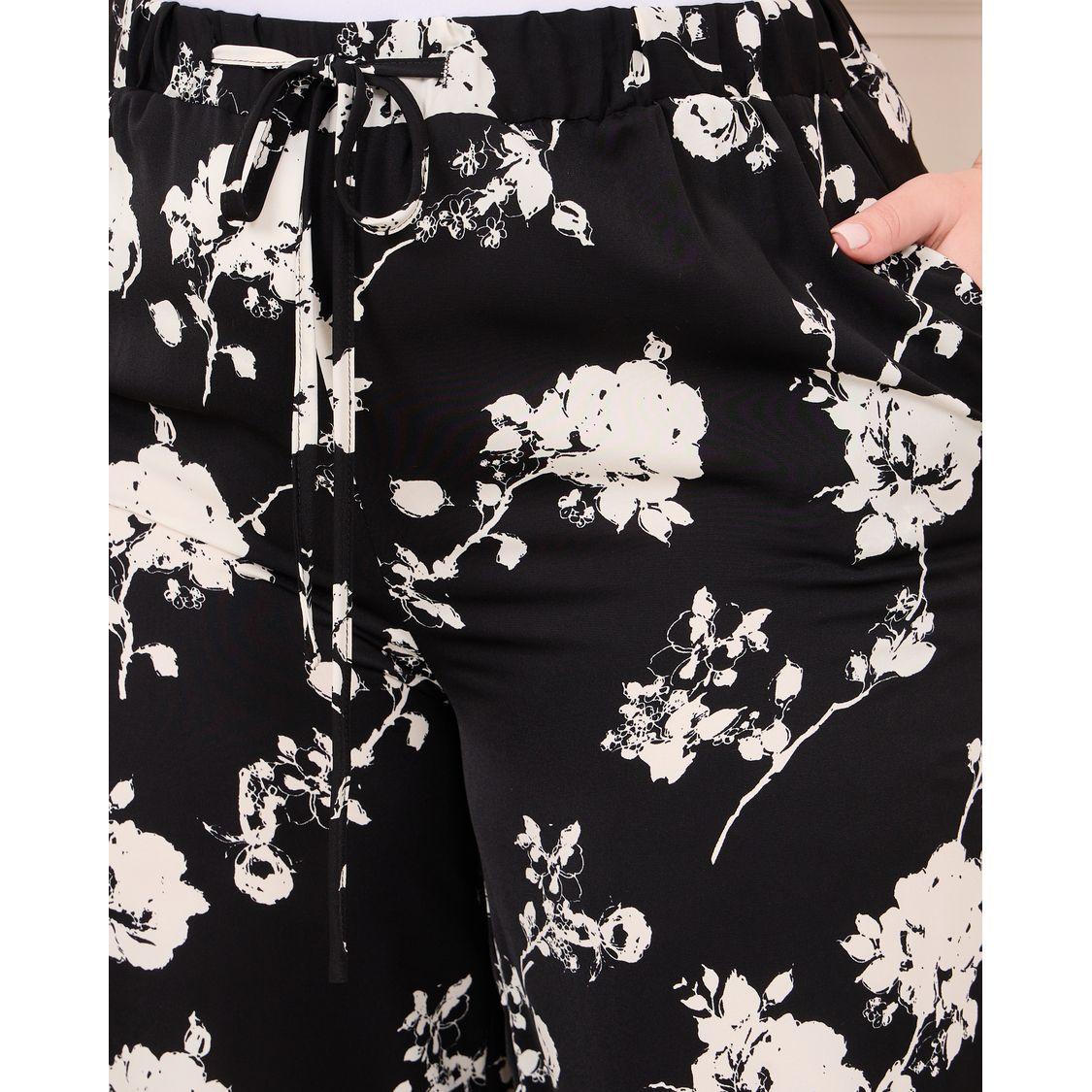 Styli Floral Print Wide Leg Pant with Drawstring Waistband-women-clothing-bottoms-trousers-image-3