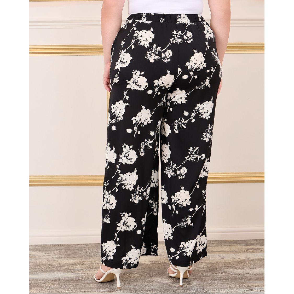 Styli Floral Print Wide Leg Pant with Drawstring Waistband-women-clothing-bottoms-trousers-image-4