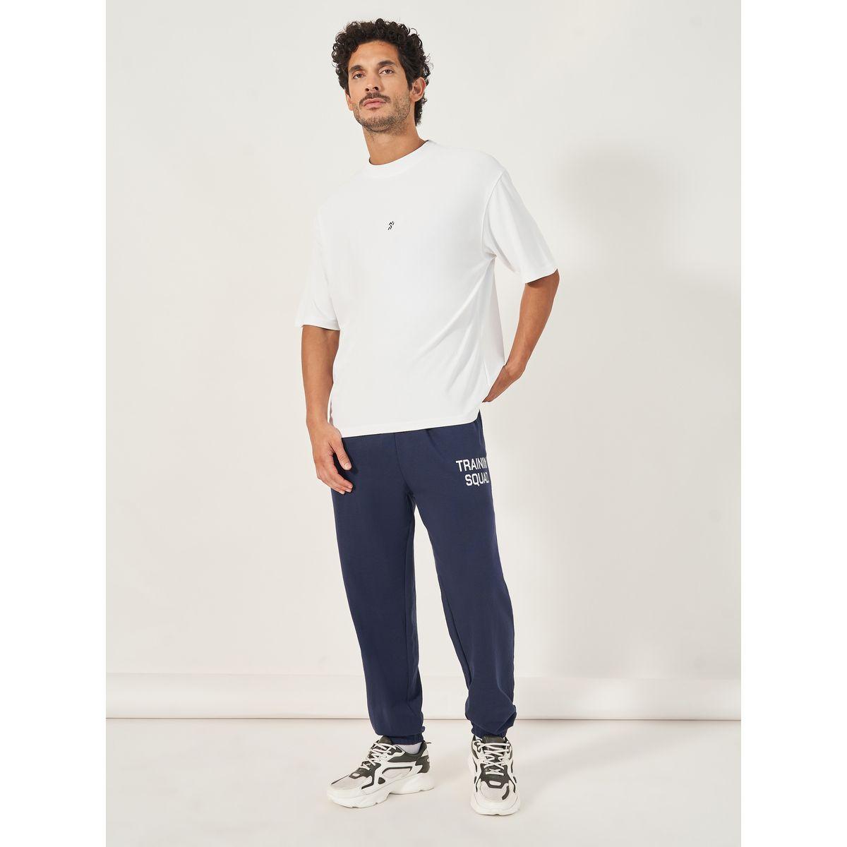 Styli Eco Earth Slogan Print Oversized Training Joggers-men-clothing-sportswearandactivewear-bottoms-image-2