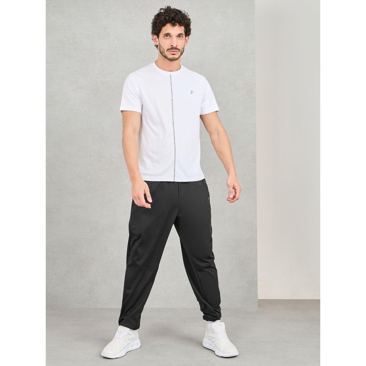 Styli Active Moisture Wicking Textured Half Textured Running T-shirt-men-clothing-sportswearandactivewear-tshirtsandpolos-image-2