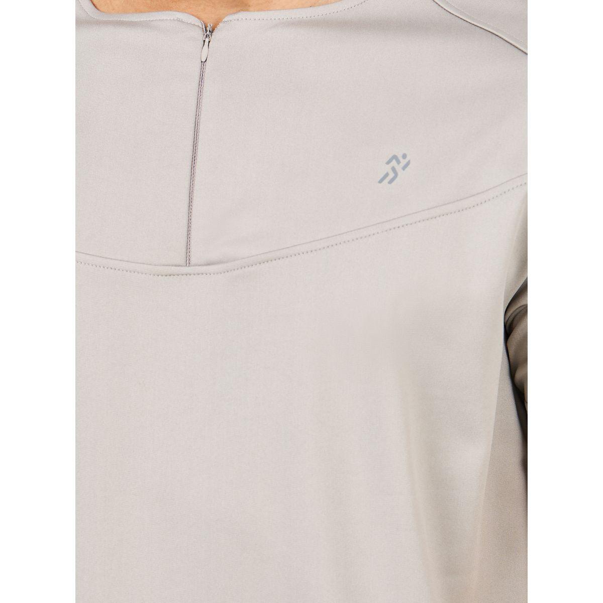 Styli Active Ultra Soft Micro Poly Front Zip Panel Detail Active T-shirt-men-clothing-sportswearandactivewear-tshirtsandpolos-image-3
