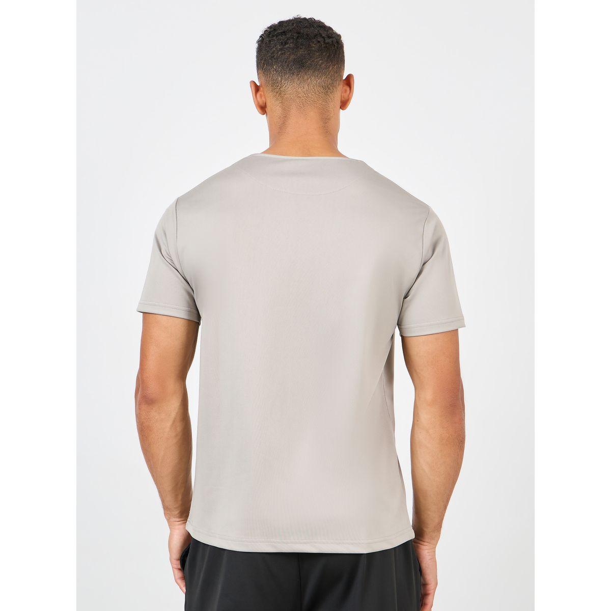 Styli Active Ultra Soft Micro Poly Front Zip Panel Detail Active T-shirt-men-clothing-sportswearandactivewear-tshirtsandpolos-image-4
