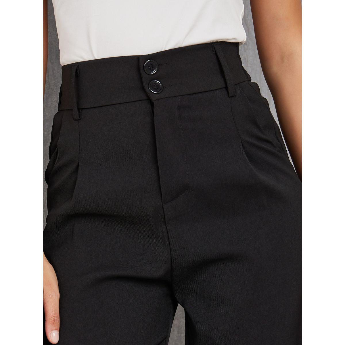 Styli Wide Leg Trouser with Belt Loops-women-clothing-bottoms-trousers-image-3