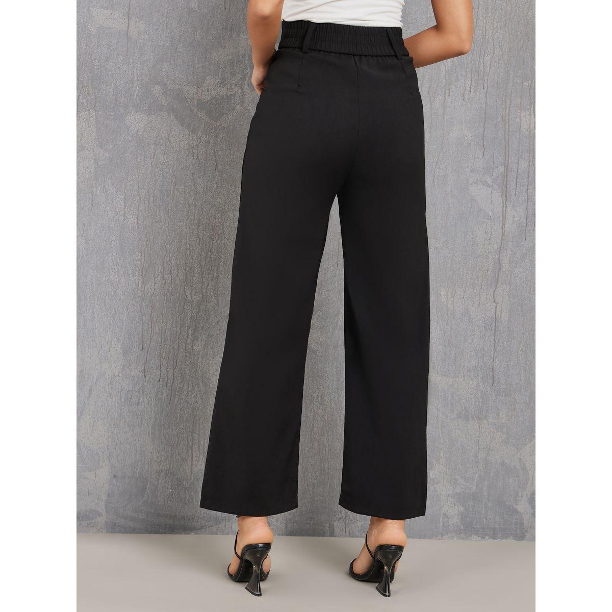 Styli Wide Leg Trouser with Belt Loops-women-clothing-bottoms-trousers-image-4