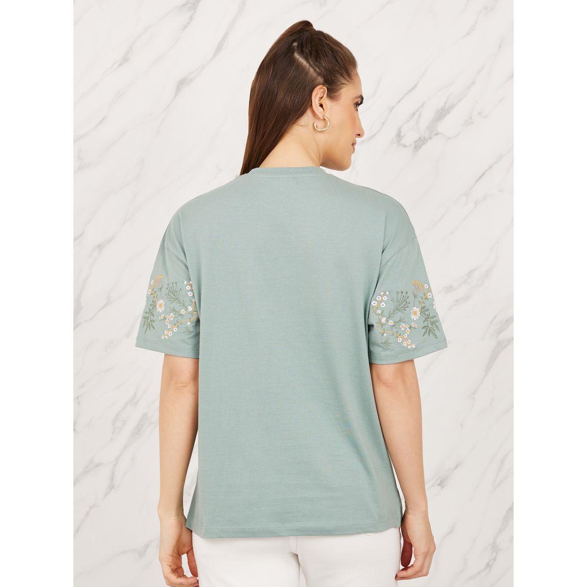 Styli Oversized Embroidered Longline T-shirt-women-clothing-tshirts-image-5