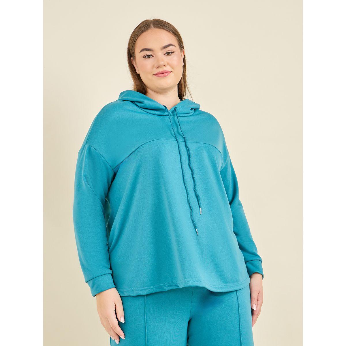 Styli Unwind Plus Panel Hoodie and Pintuck Wide Leg Lounge Set-women-clothing-nightwear-pyjamas-longsets-image-2