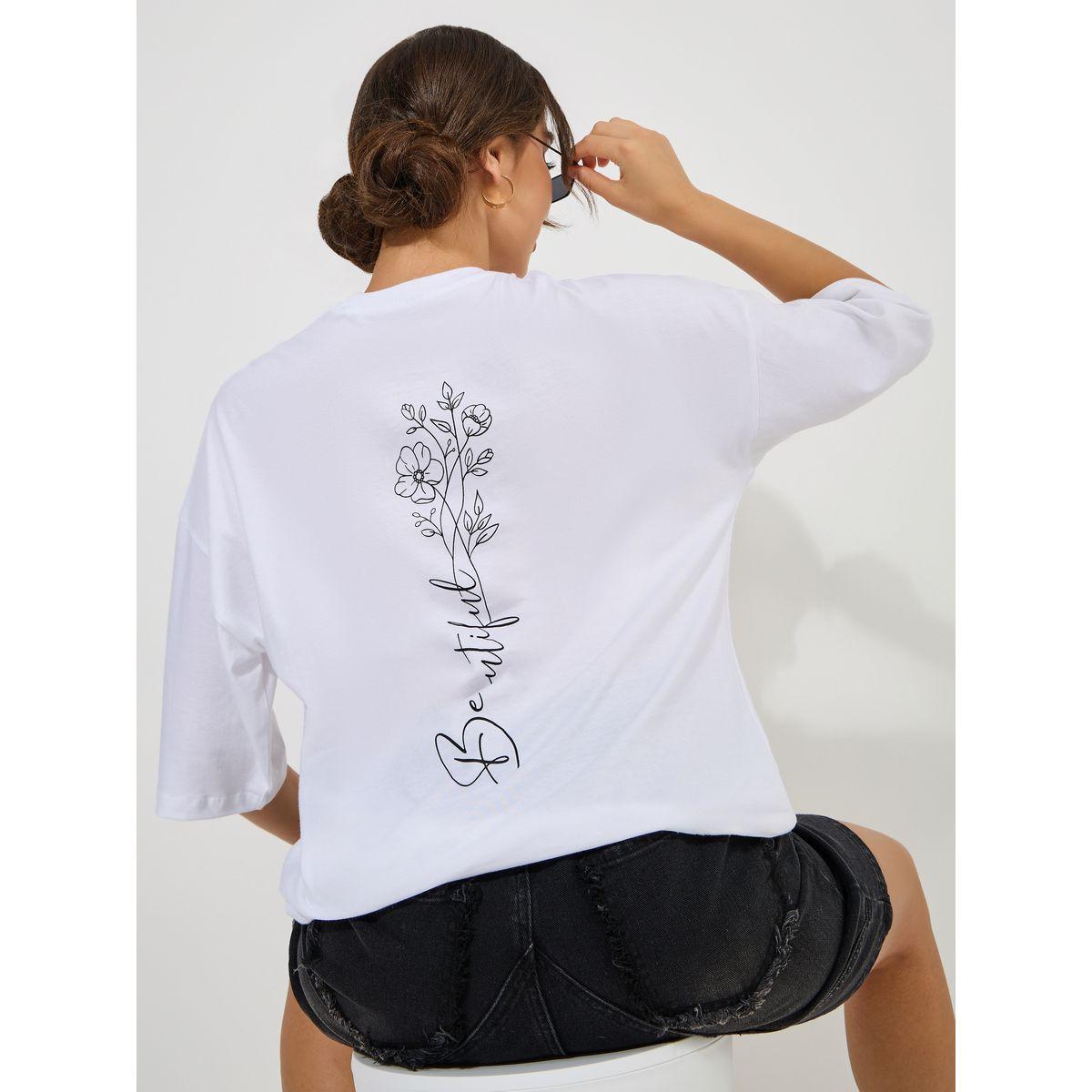 Styli Oversized Beautiful Back Print Drop Shoulder T-Shirt-women-clothing-tshirts-image-1
