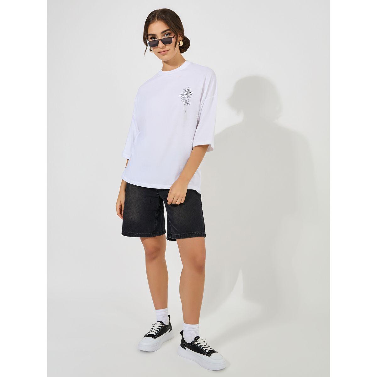 Styli Oversized Beautiful Back Print Drop Shoulder T-Shirt-women-clothing-tshirts-image-3