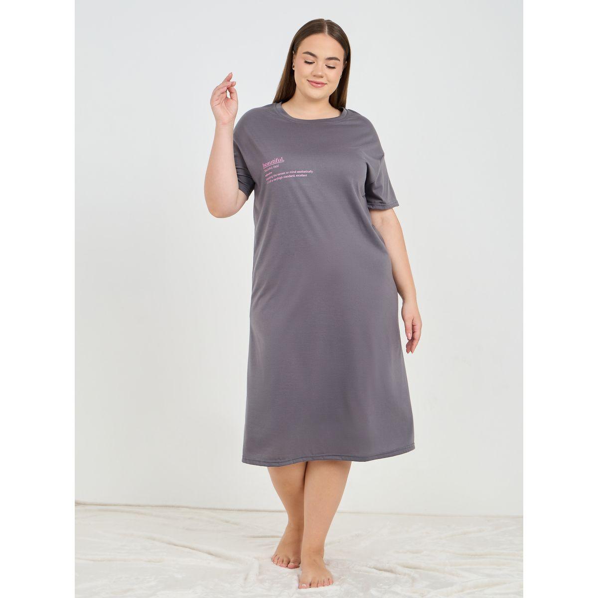 قميص نوم بمقاس كبير واكتاف منخفضة-women-clothing-nightwear-nighties-image-1