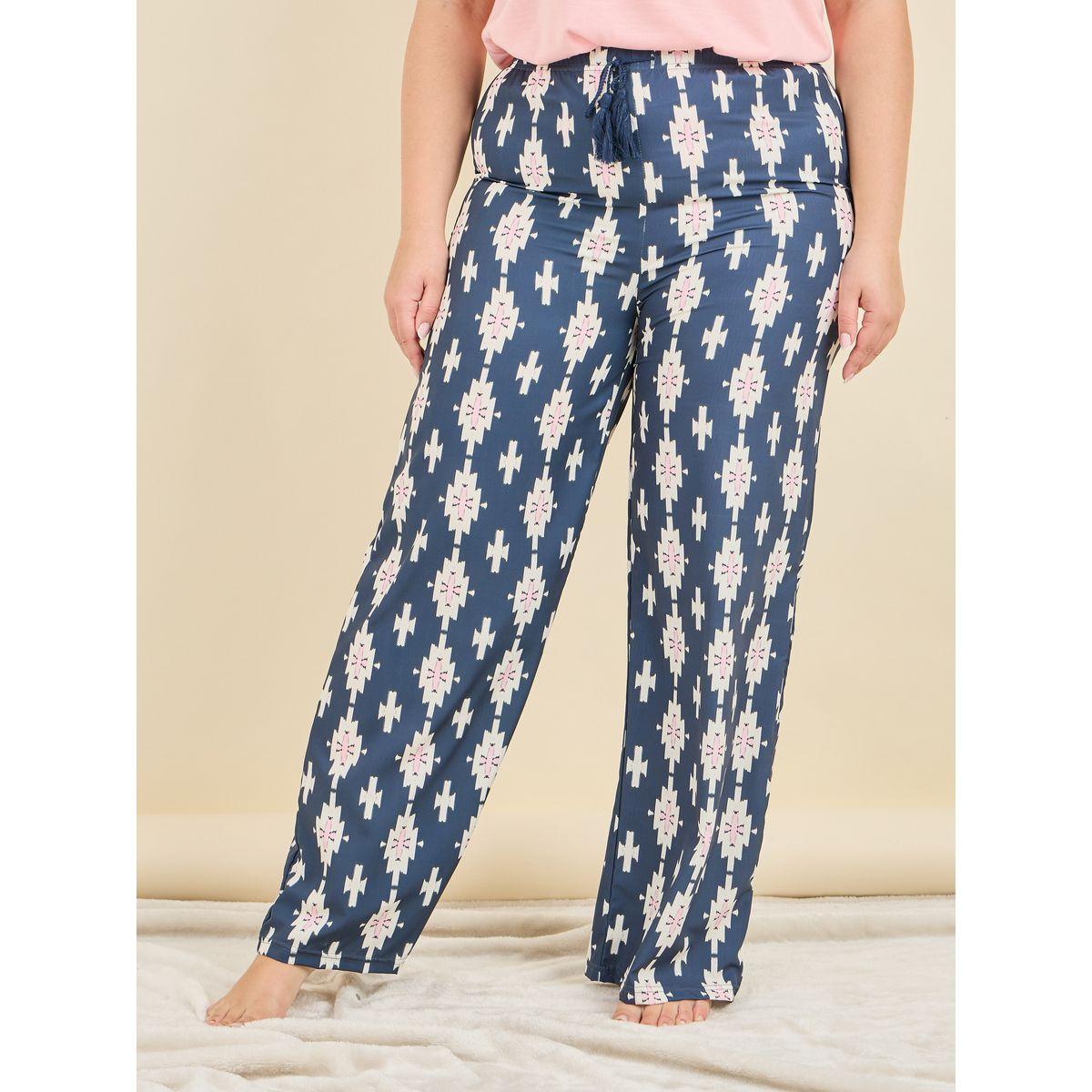 Styli Unwind Plus Lace Pocket Vest and AOP Pyjama Set-women-clothing-nightwear-pyjamas-longsets-image-6