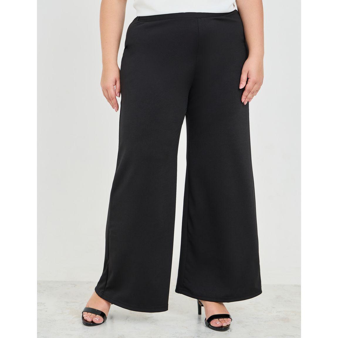 Styli Plus Solid Wide Leg Pants-women-clothing-bottoms-trousers-image-1