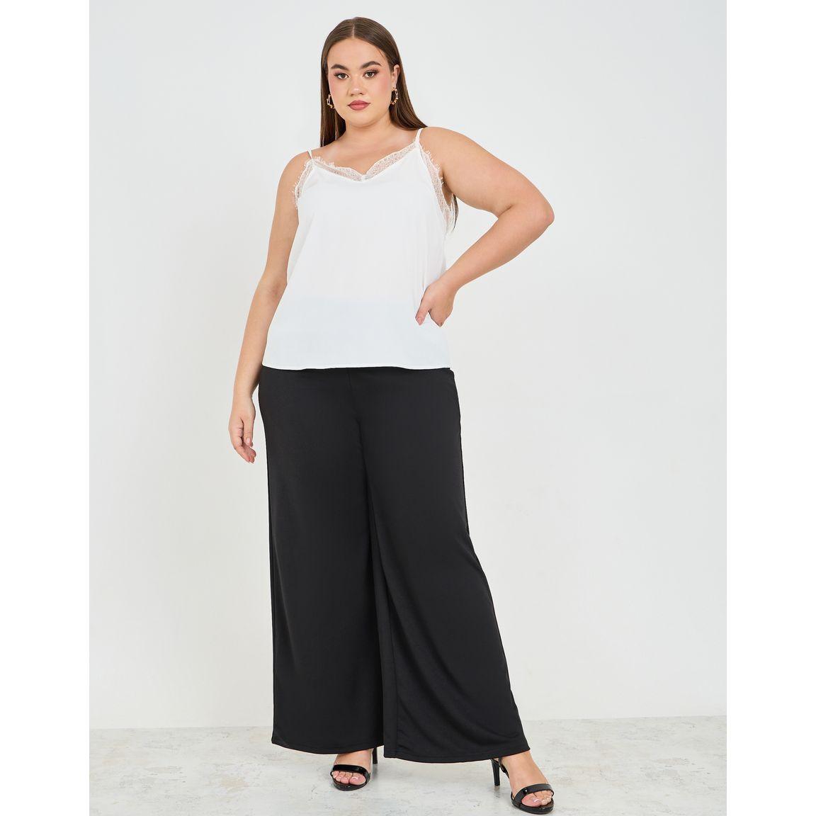 بنطال سادة بمقاس كبير وأرجل واسعة-women-clothing-bottoms-trousers-image-2