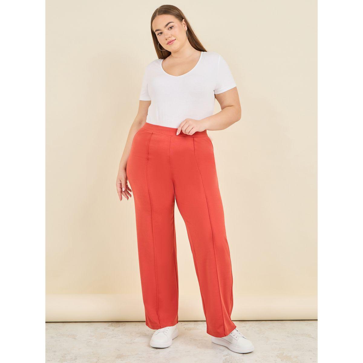 Styli Elasticated Waistband Straight Fit Ponte Tregging-women-clothing-bottoms-leggings-image-1