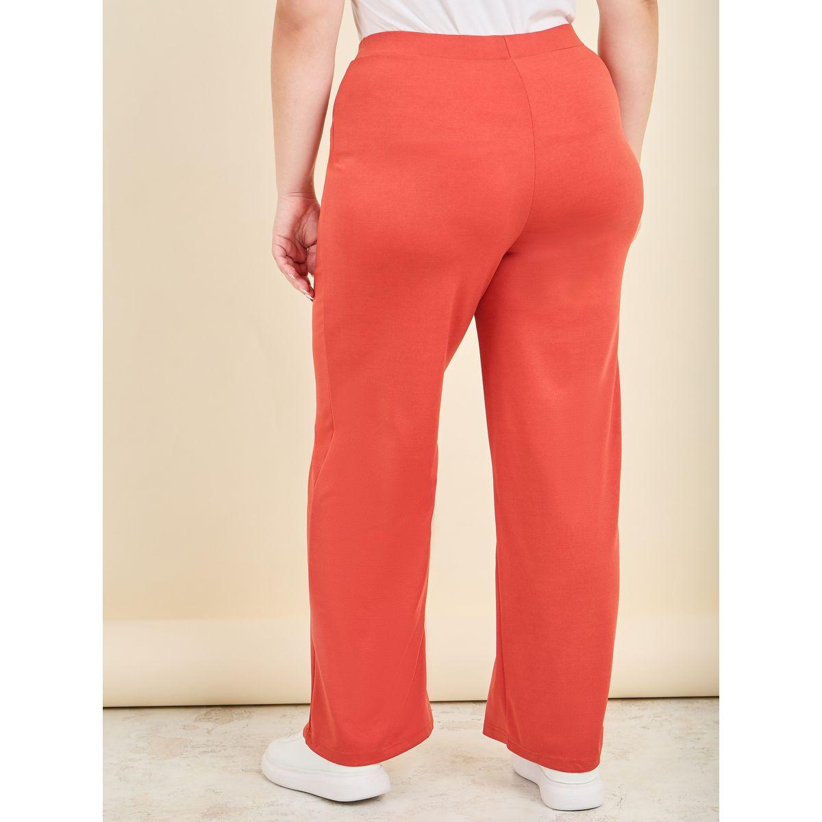 Styli Elasticated Waistband Straight Fit Ponte Tregging-women-clothing-bottoms-leggings-image-4