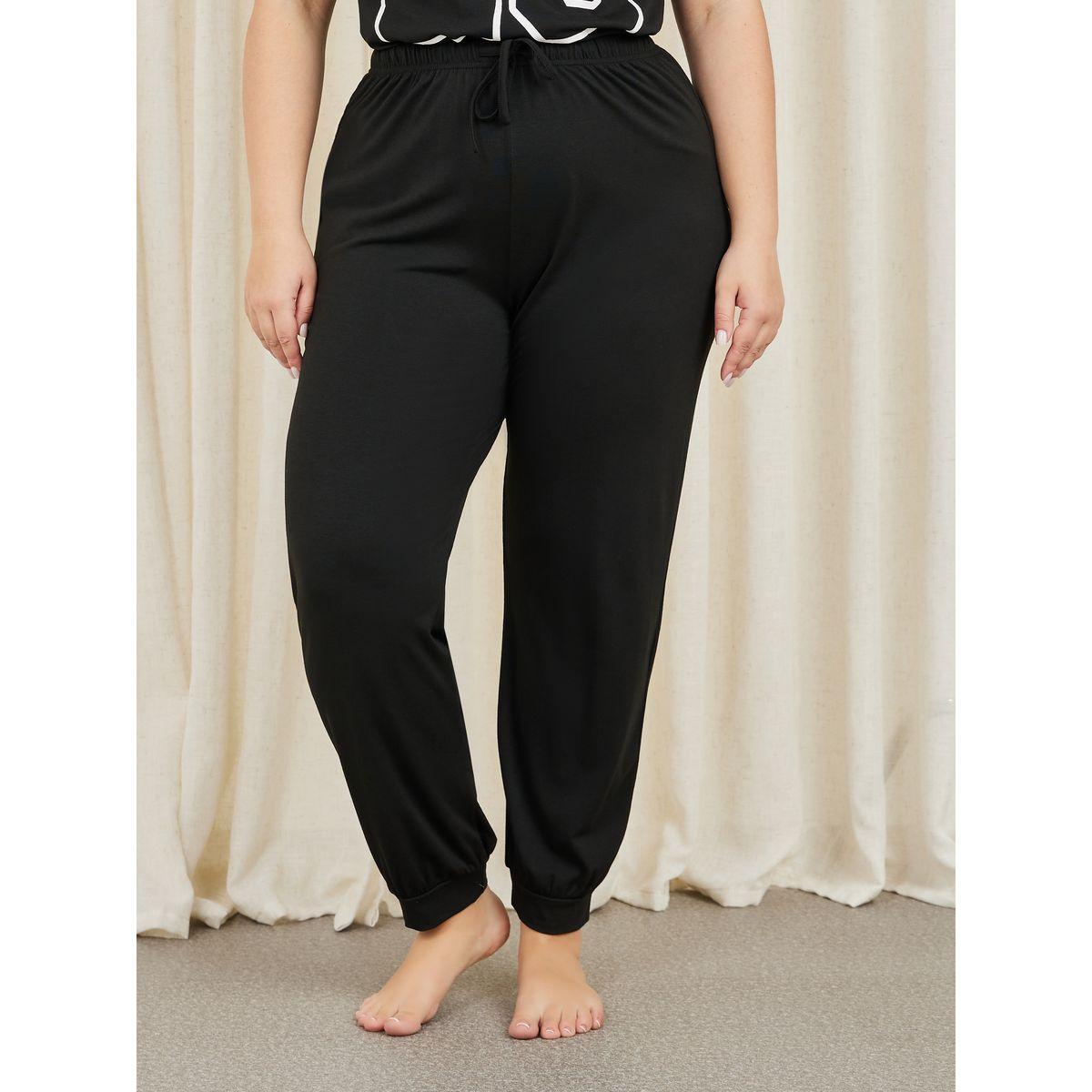 Styli Unwind Plus LA 23 Graphic T-Shirt & Pyjama Set-women-clothing-nightwear-pyjamas-longsets-image-6