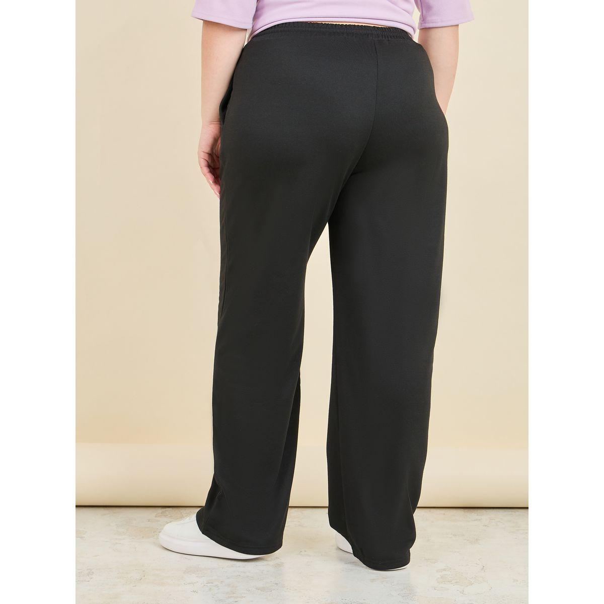 Styli Plus Drawcord Waistband Straight Leg Joggers-women-clothing-bottoms-joggers-image-4