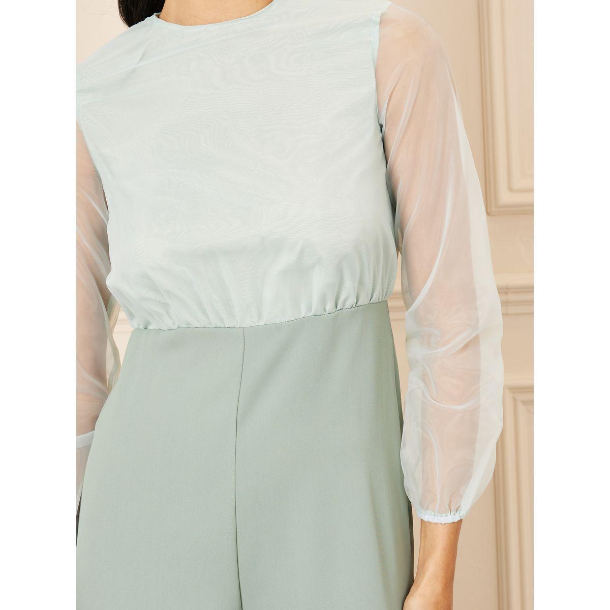 Styli Organza Sleeves Wide Leg Jumpsuit-women-clothing-jumpsuits-image-3